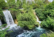 Duden Waterfall in Kepez Antalya