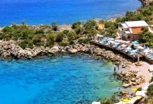 A Beautiful Bay and Beach in Kas - Hidayet Bay and Beach - Hidayet Koyu Plajı - Andifli Kaş Antalya