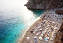 Natural Wonder Beach of Antalya - Kaputas Beach in Kas - Kaputaş Plajı - Kalkan Kaş Antalya